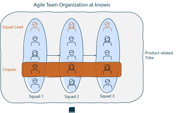 Agile Team Organization at knowis