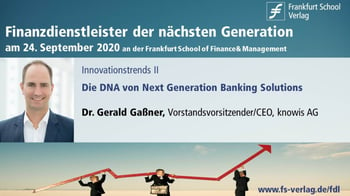 knowis-Vortrag: Die DNA von Next Generation Banking Solutions